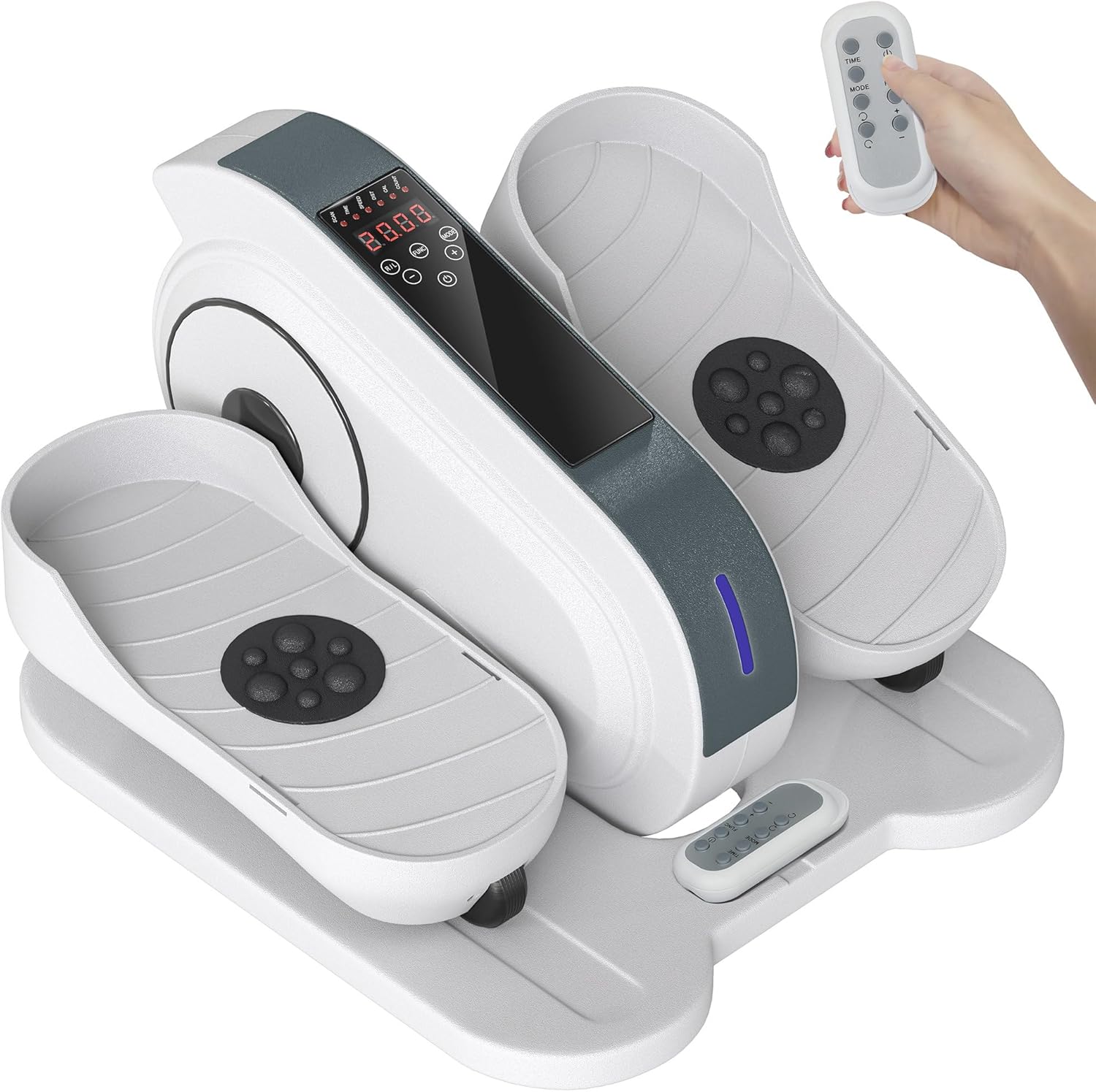 Soozier Electric Under Desk Elliptical - Quiet Leg Exerciser 