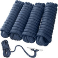 AOLEBA Boat Dock Lines 5/8ft x 15ft Double Braided Nylon - Durable