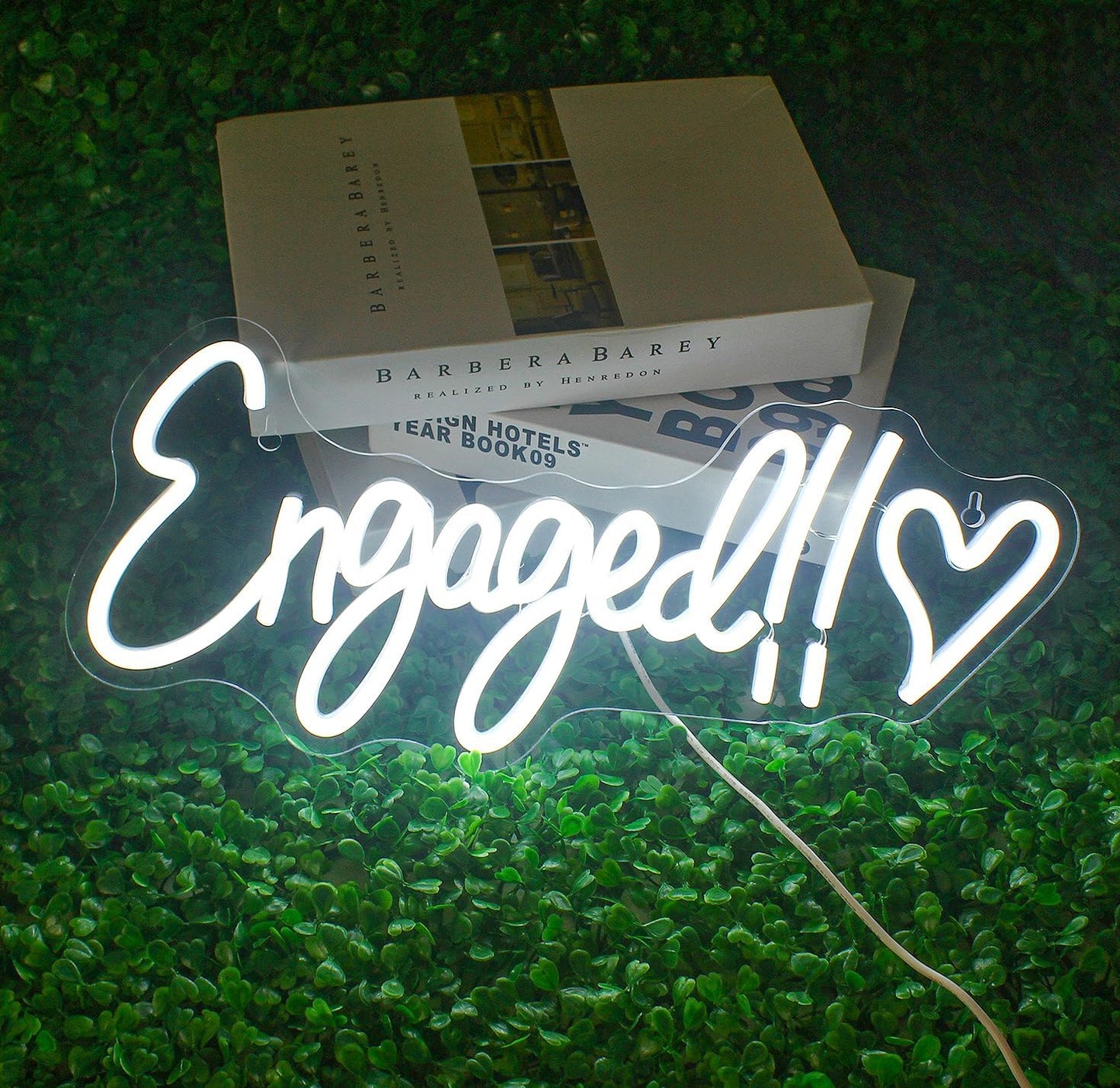 Engaged Neon Sign for Wall Decor - Dimmable LED Light Up Sign