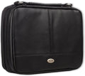 Faux Leather Bible Cover with Ichthus Fish Emblem - Zippered Organizer