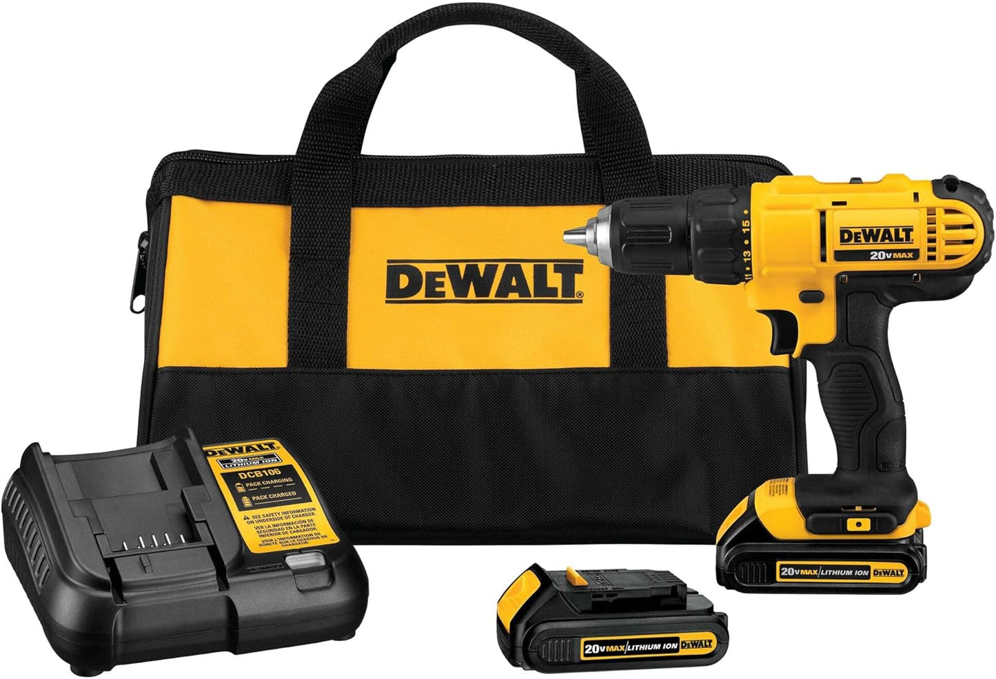 DEWALT 20V Max Cordless Drill Driver Set for High Performance