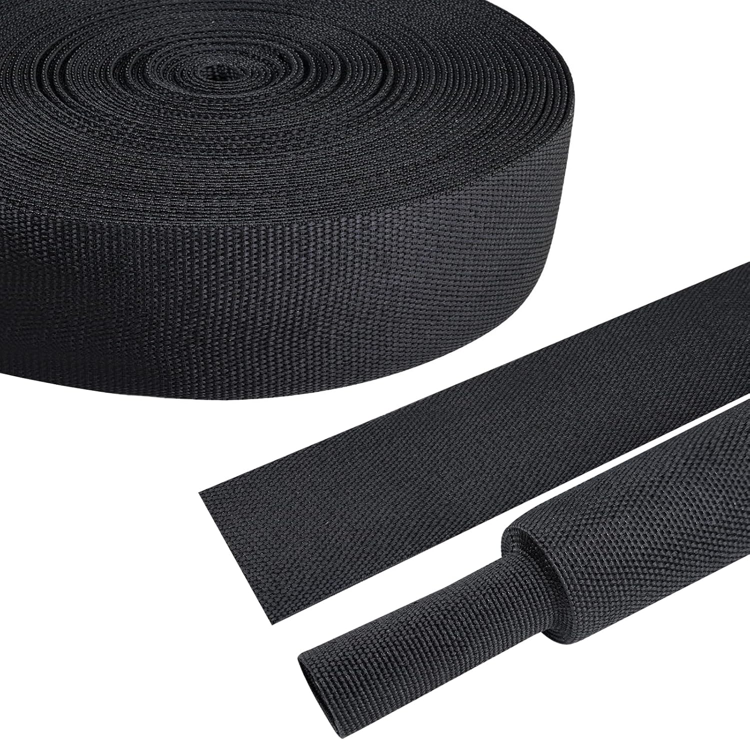 Durable 2:1 Ratio Flat Heat Shrinkable Braided Sleeving
