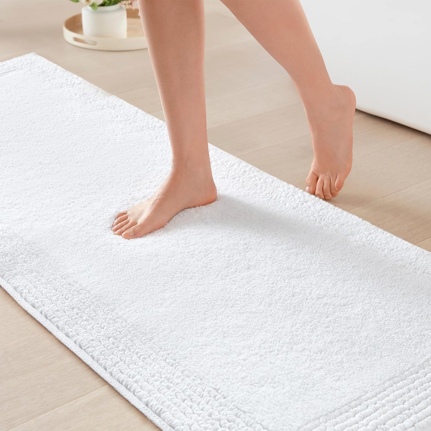 Madison Park Splendor 100% Cotton Tufted Bath Rug for Comfort