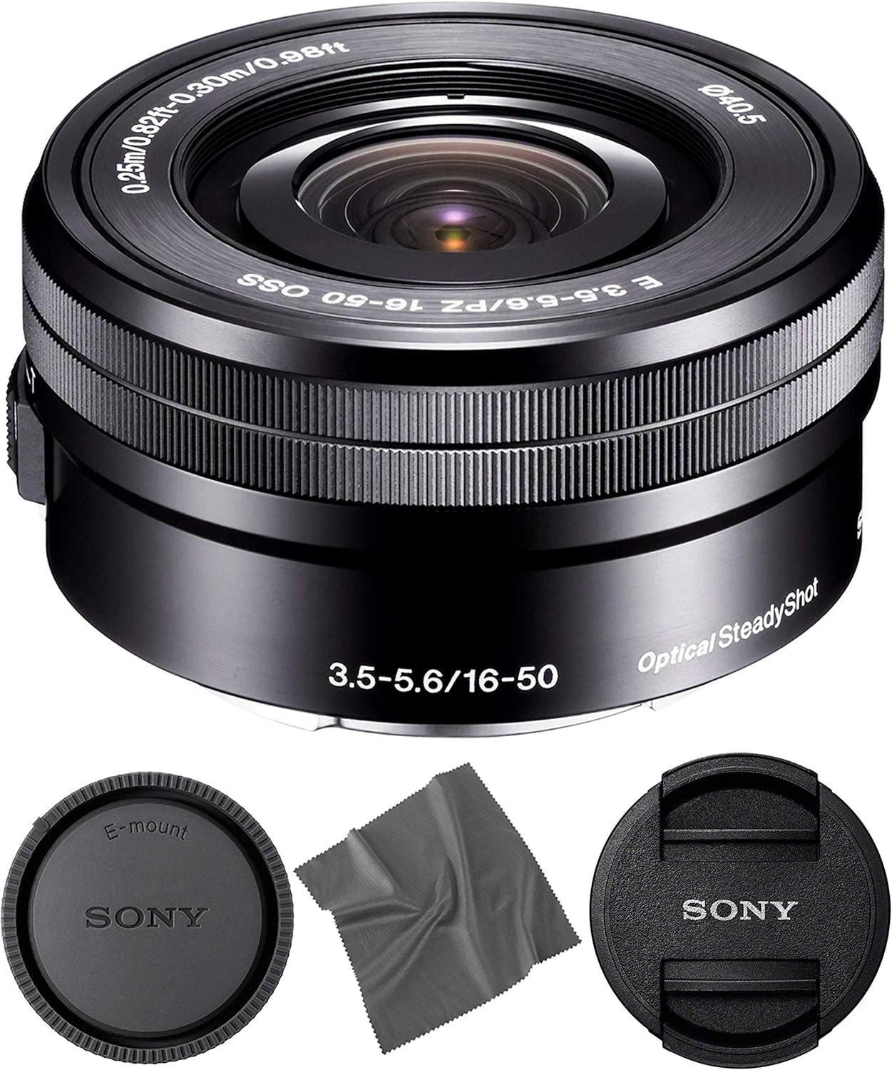 Sony SELP1650 16-50mm OSS Lens with Pro Starter Bundle Kit