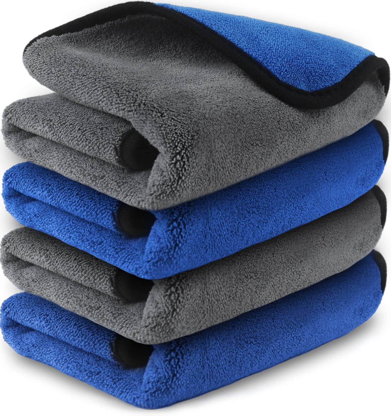 Airlab Super Absorbent Car Cleaning Towels, 800GSM, Pack of 4