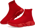 Walking Shoes for Men Lightweight High Top Knit Sneakers - Breathable