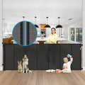 Extra Tall 42in x 100in Retractable Baby Gate - Reinforced Bottom