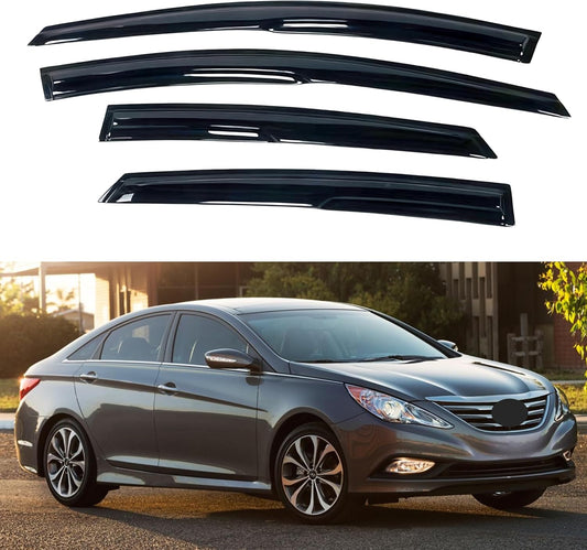 IG Window Visor for Hyundai Sonata 2011-2016, Durable Rain Guard