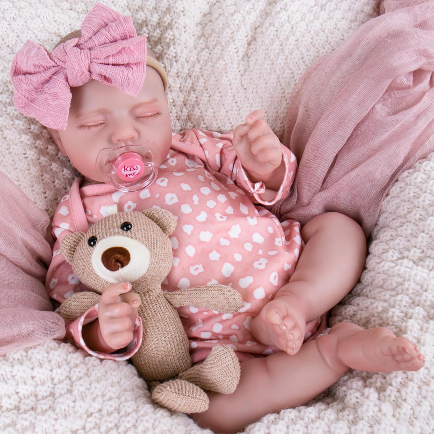 Aori Realistic Reborn Baby Doll - 20in Lifelike Newborn Girl