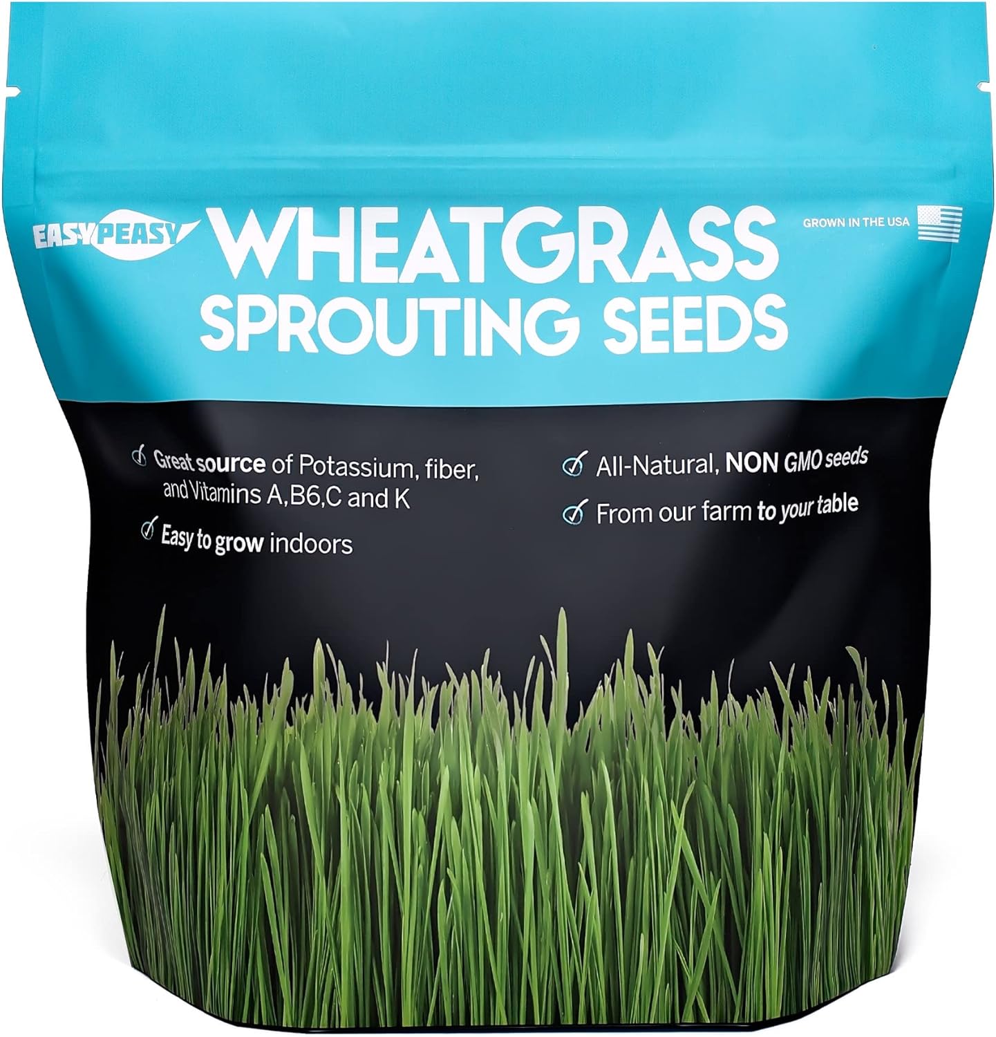 Wheatgrass Seeds Non GMO Grown in USA for Healthy Living