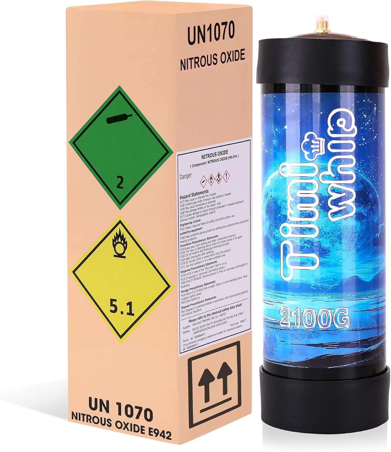 GTwhip 1-Pack | Fast 3.3L NO2 Charger