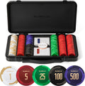 SLOWPLAY Godel 14g Clay Poker Chips Set 300 PCS - Durable Case