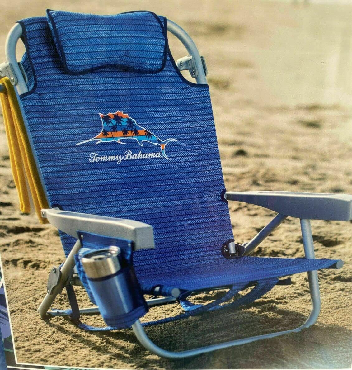 Tommy Bahama Aluminum Beach Chair - Blue Sailfish