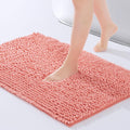 FRESHMINT Large Chenille Bathroom Rug 36x24 - Plush Absorbent Mat