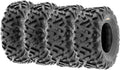 Set of 4 SunF Power.II All-Terrain ATV UTV Tires 25x8-12 & 25x10-12