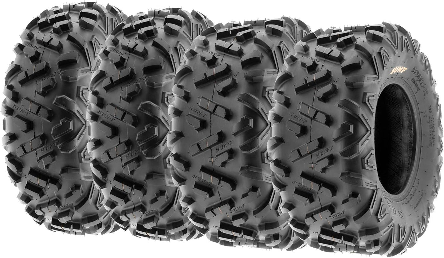Set of 4 SunF Power.II All-Terrain Off Road ATV UTV Tires