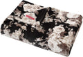 Betsey Johnson Vintage Floral Black Twin Blanket - Ultra Soft Plush