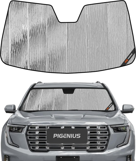 Windshield Sun Shade for GMC Acadia 2024-2025 - 2-in-1 Reflective