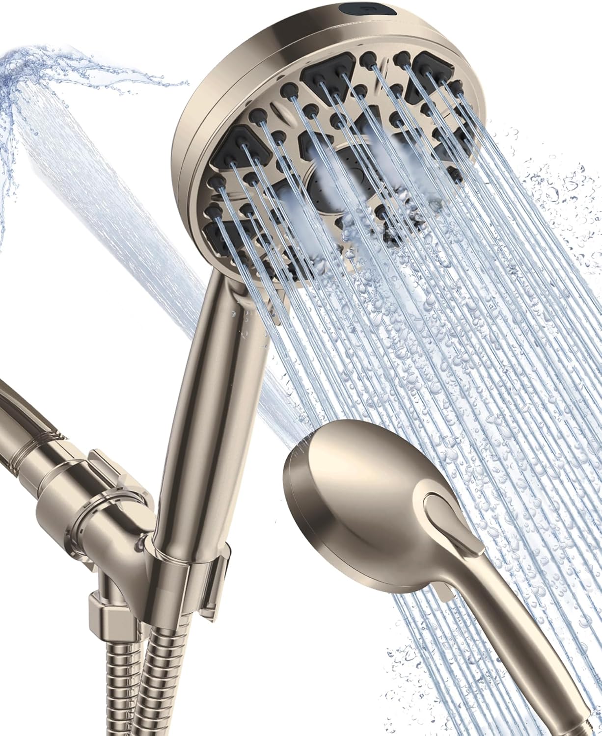 High Pressure Shower Head with Handheld 7 Modes for Spa Experience