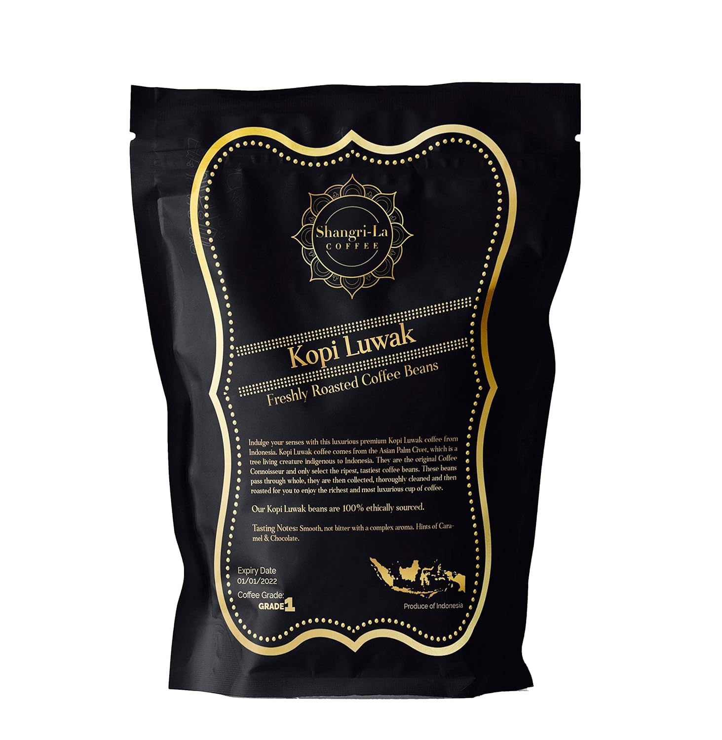 Wild Kopi Luwak Coffee Ground Beans - Premium Quality 70oz