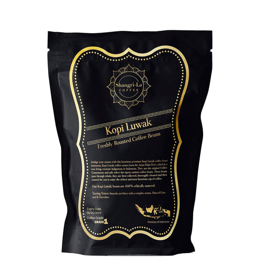 Wild Kopi Luwak Coffee Ground Beans - Premium Quality 70oz