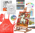 Falling in Art 52Pc Acrylic Paint Set with Table Easel - Complete