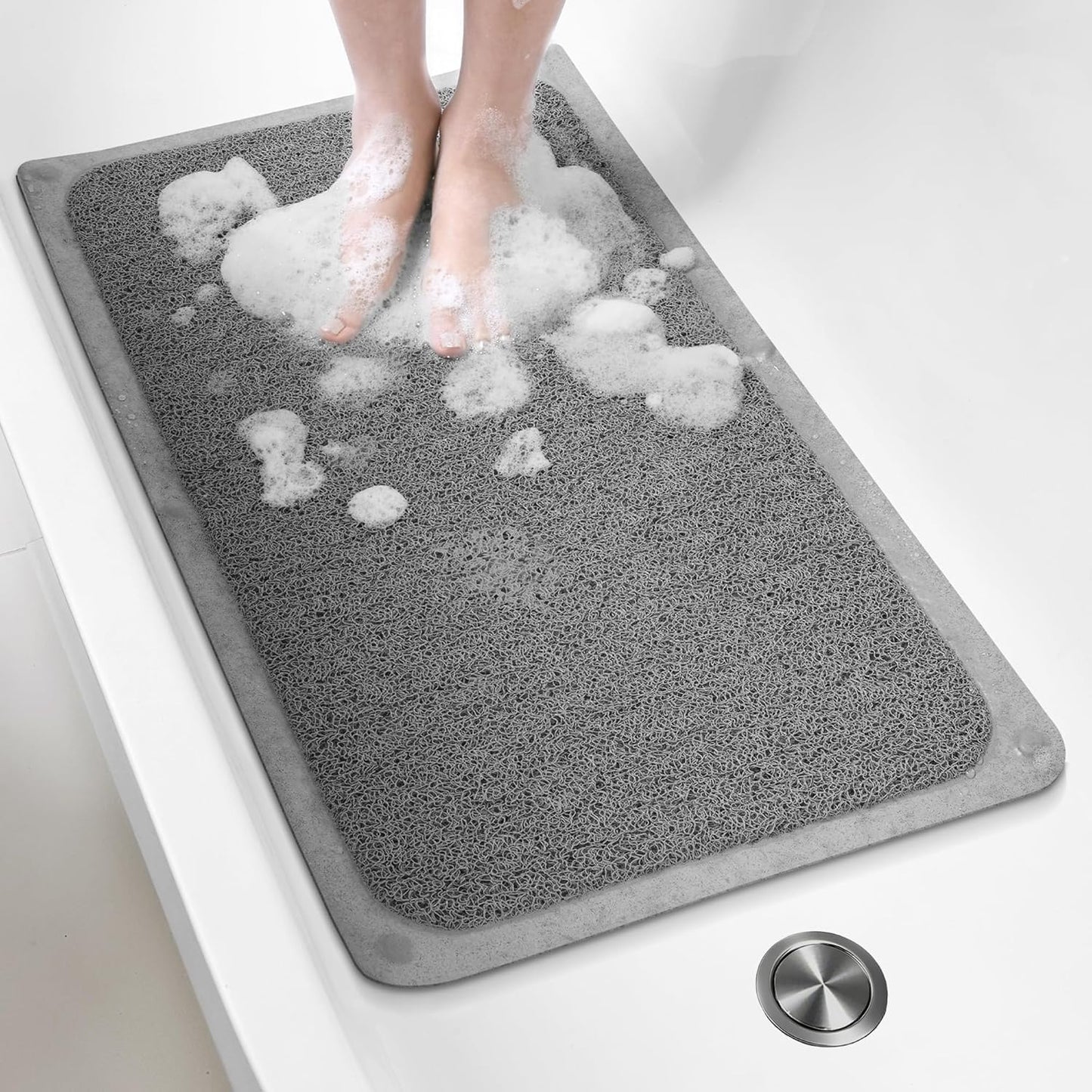 Mecko Non-Slip Shower Mat for Safe Bathing Experience
