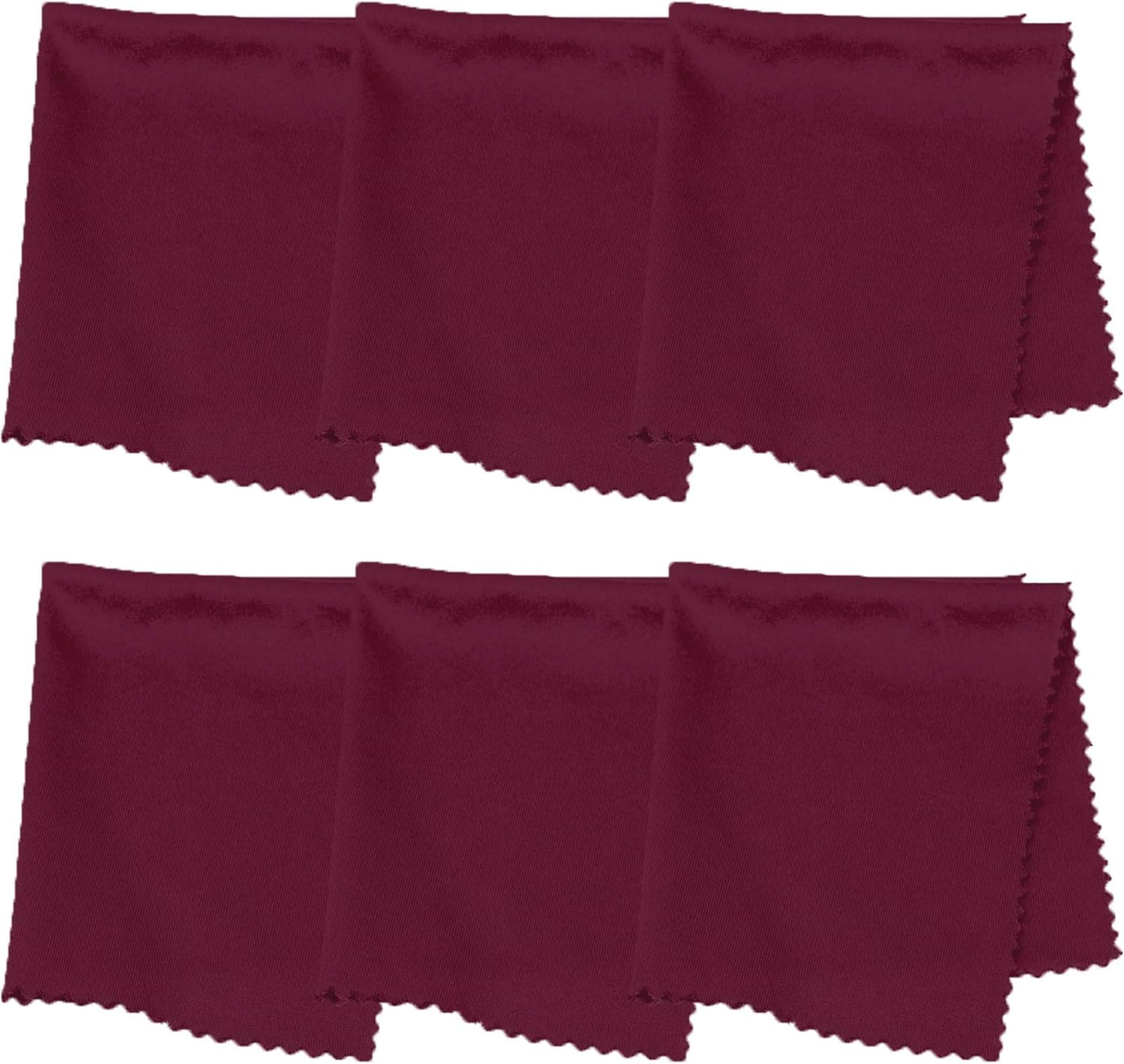 Purity Microfiber Lens Cloth - Lint-Free & Washable - 6 Pack