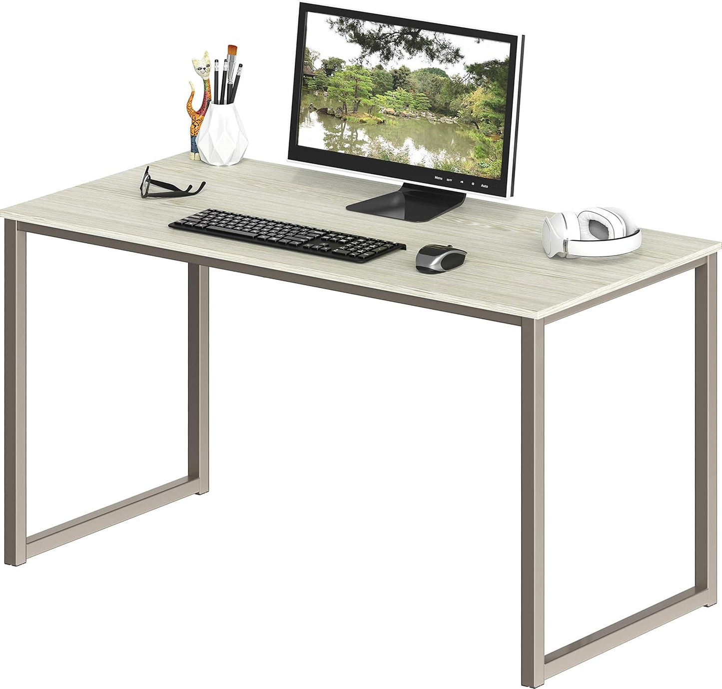 SHW Mission 40-Inch Home Office Computer Desk for Small Spaces