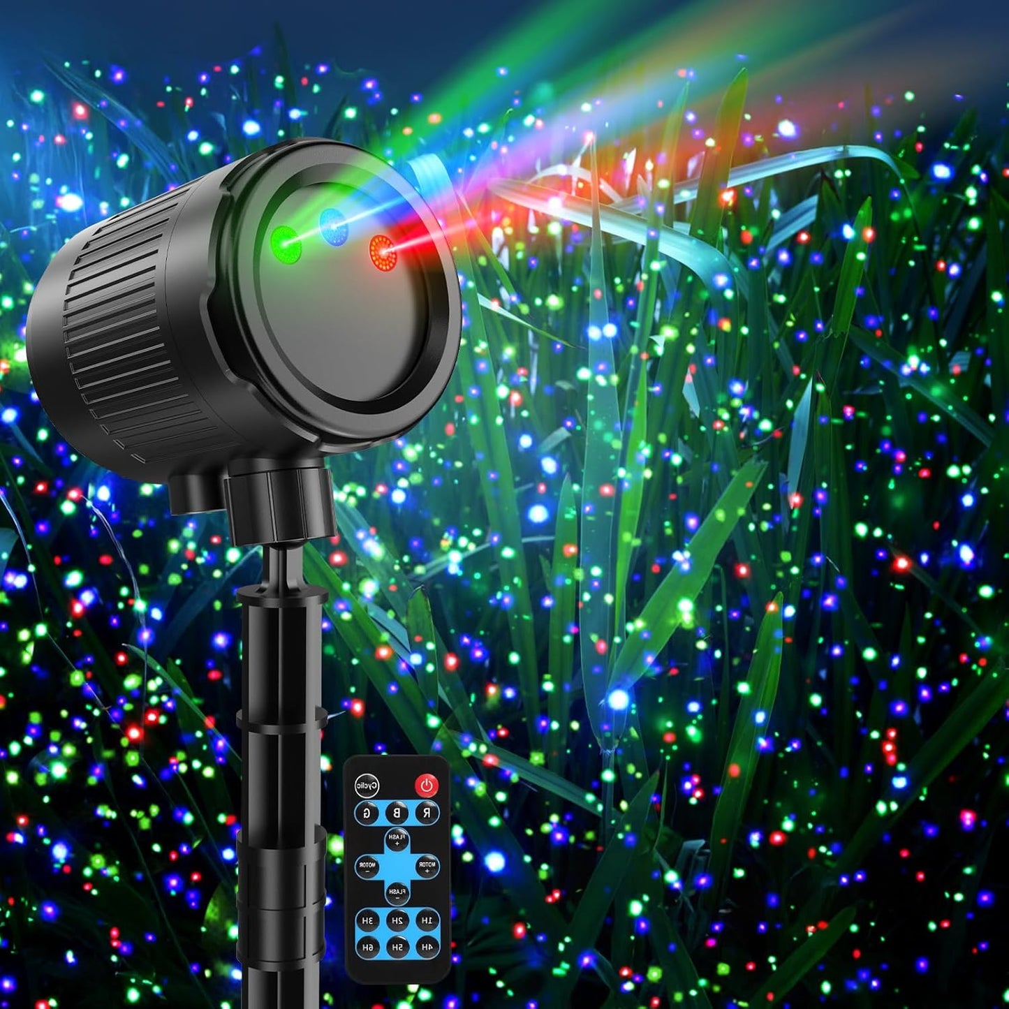 RGB Laser Firefly Lights: Festive Outdoor Glow