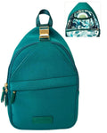 Allie Sling Pump Bag - Machine Washable Neoprene Crossbody (Forest