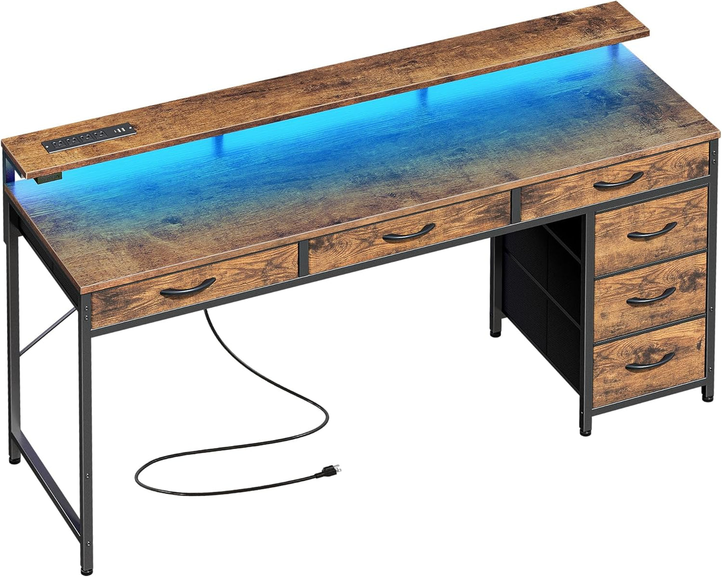 55 Huuger Gaming Desk - Organize in Style!