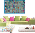 Marusthali Patchwork Wall Hanging Tapestry 40 x 60 in - Boho Vintage