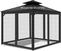 Gazebo Universal Replacement Mosquito Netting 10ft x 12ft - Breathable