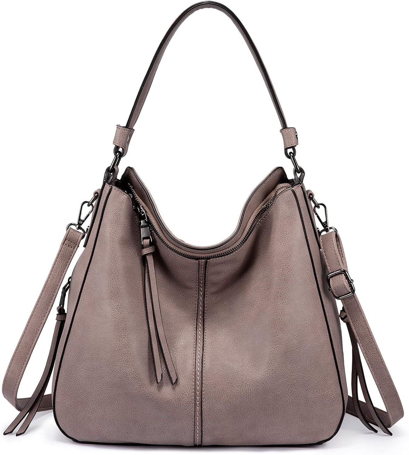 Realer Hobo Crossbody Bags for Women - Stylish Faux Leather