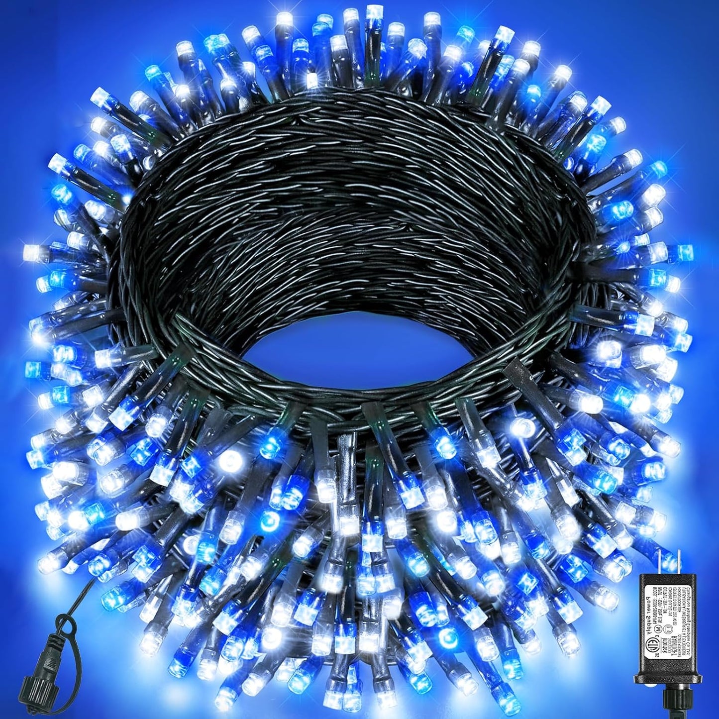 197FT 600 LED Christmas Lights for Indoor and Outdoor Use
