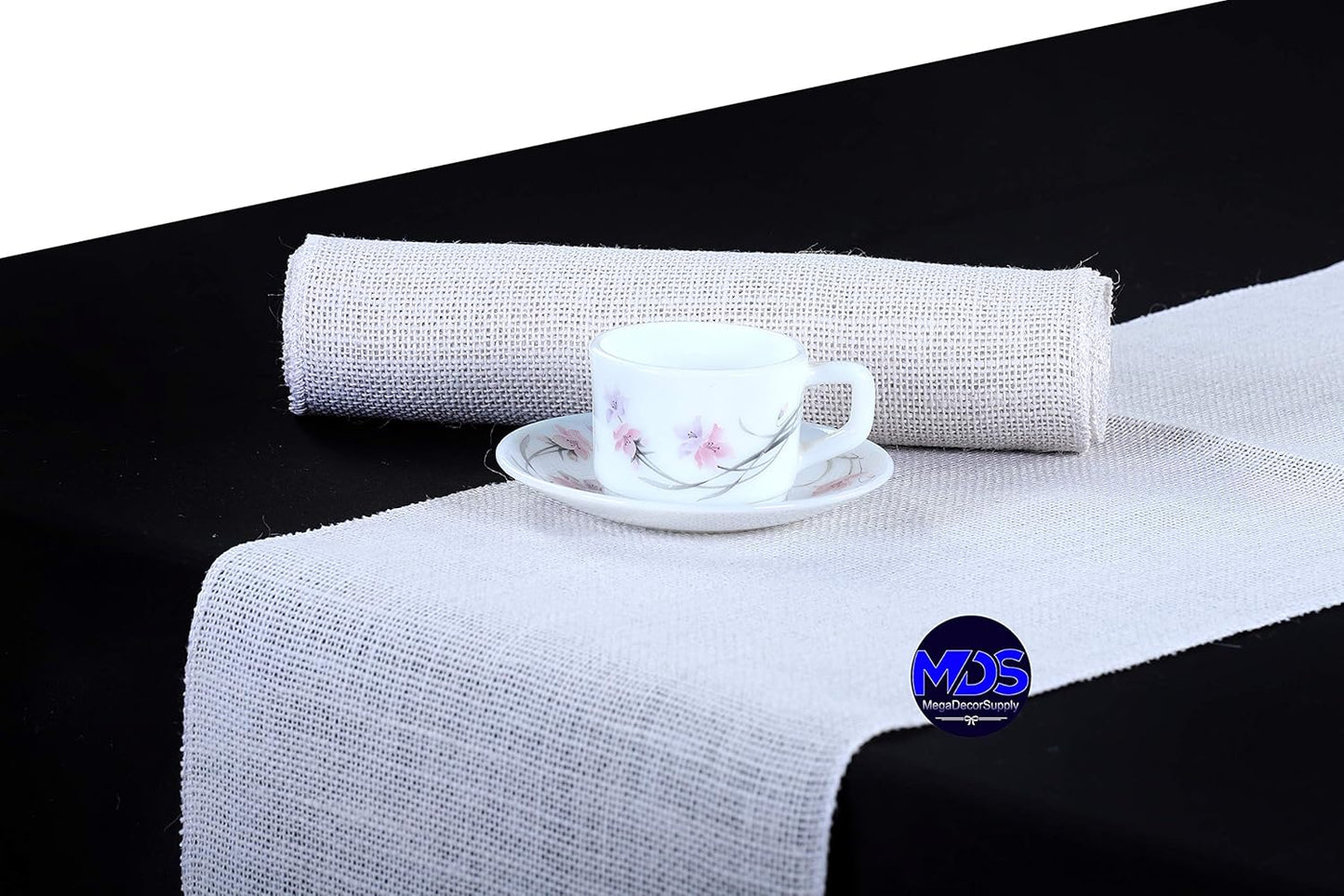 Natural Burlap Table Runners for Rustic Wedding and Events