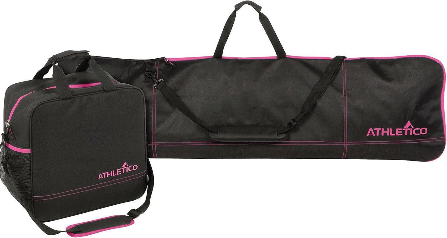Athletico Snowboard & Boot Bag Combo | Carry Gear Easily!