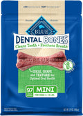 Blue Buffalo Dental Bones Mini Natural Dental Chew Dog Treats - Daily