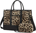 LOVEVOOK Laptop Bag for Women 17 in Canvas Tote - Organized