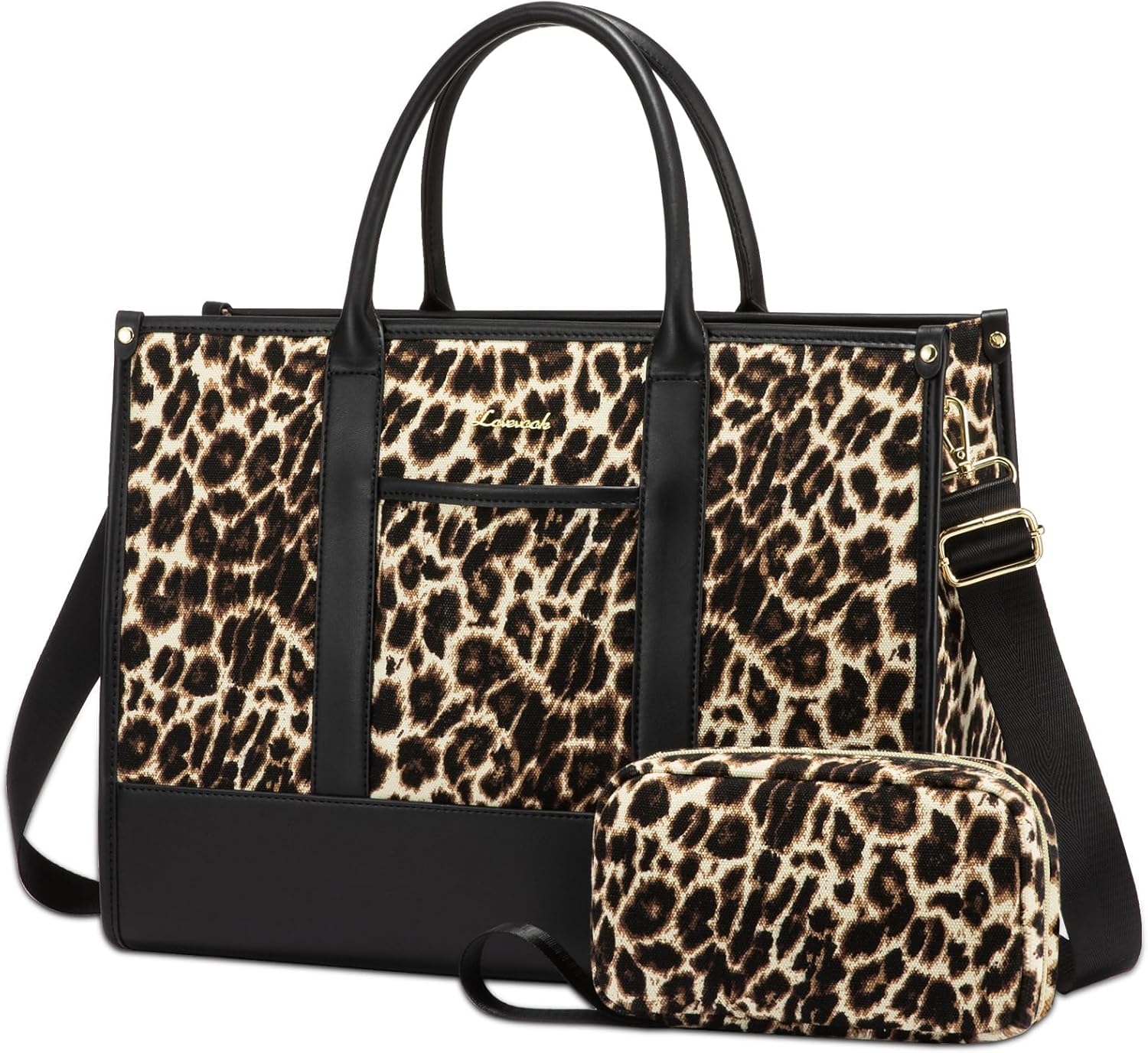 LOVEVOOK Laptop Bag for Women: Stylish 17 inch Tote Bag