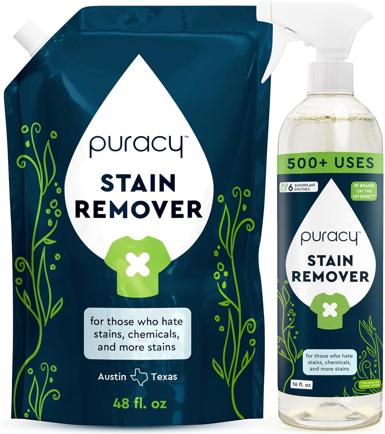 Puracy Stain Remover Cleaning Spray for Powerful Stain Removal