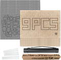 9 Pack DND Map 24x36 Battle Mats - Lay Flat Clips & Storage Tube