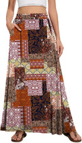 Womens Maxi A-line Long Skirt Casual with Pockets for All Occasions