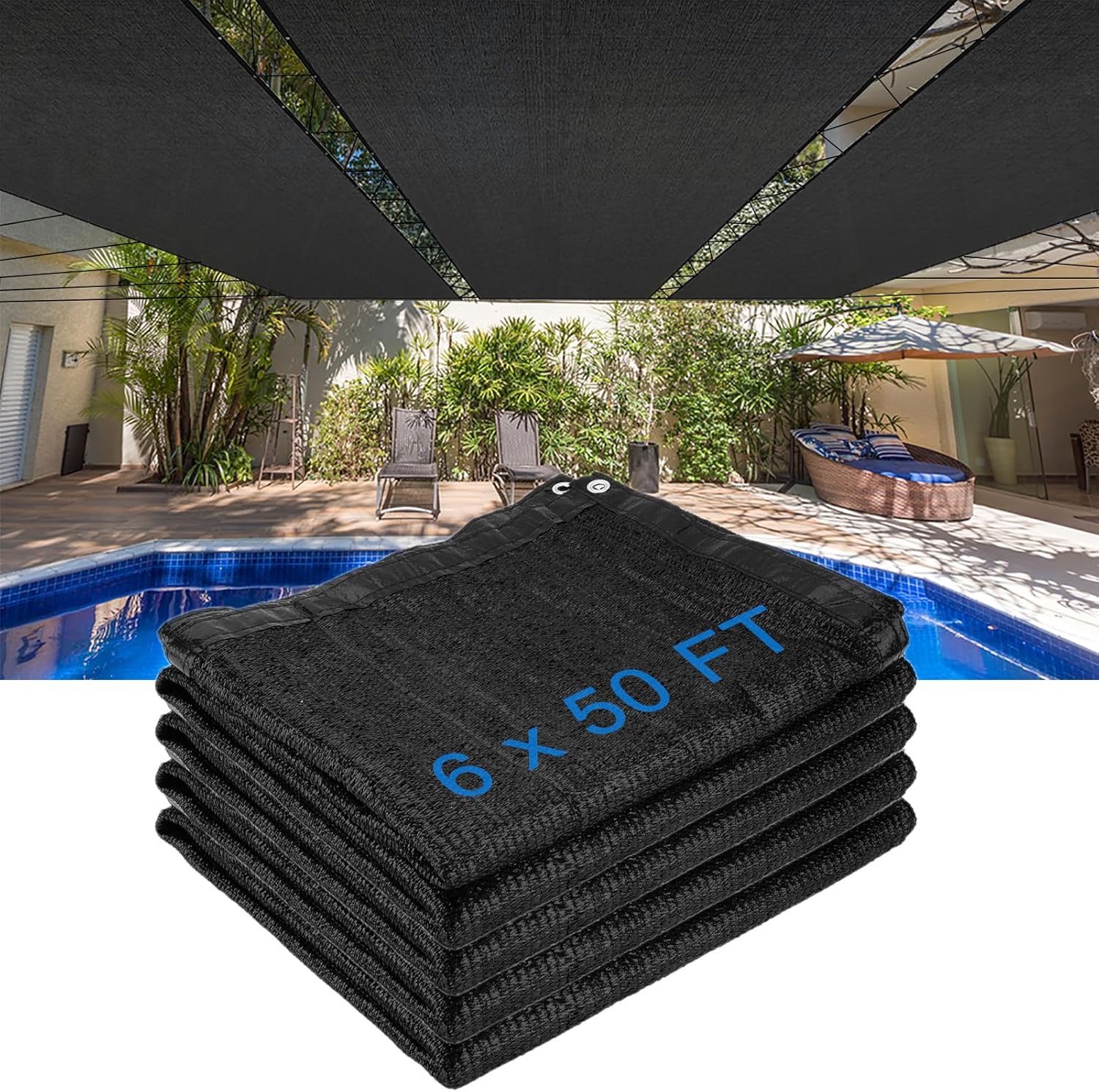 80% Shade Cloth for Garden, Greenhouse, and Patio Use