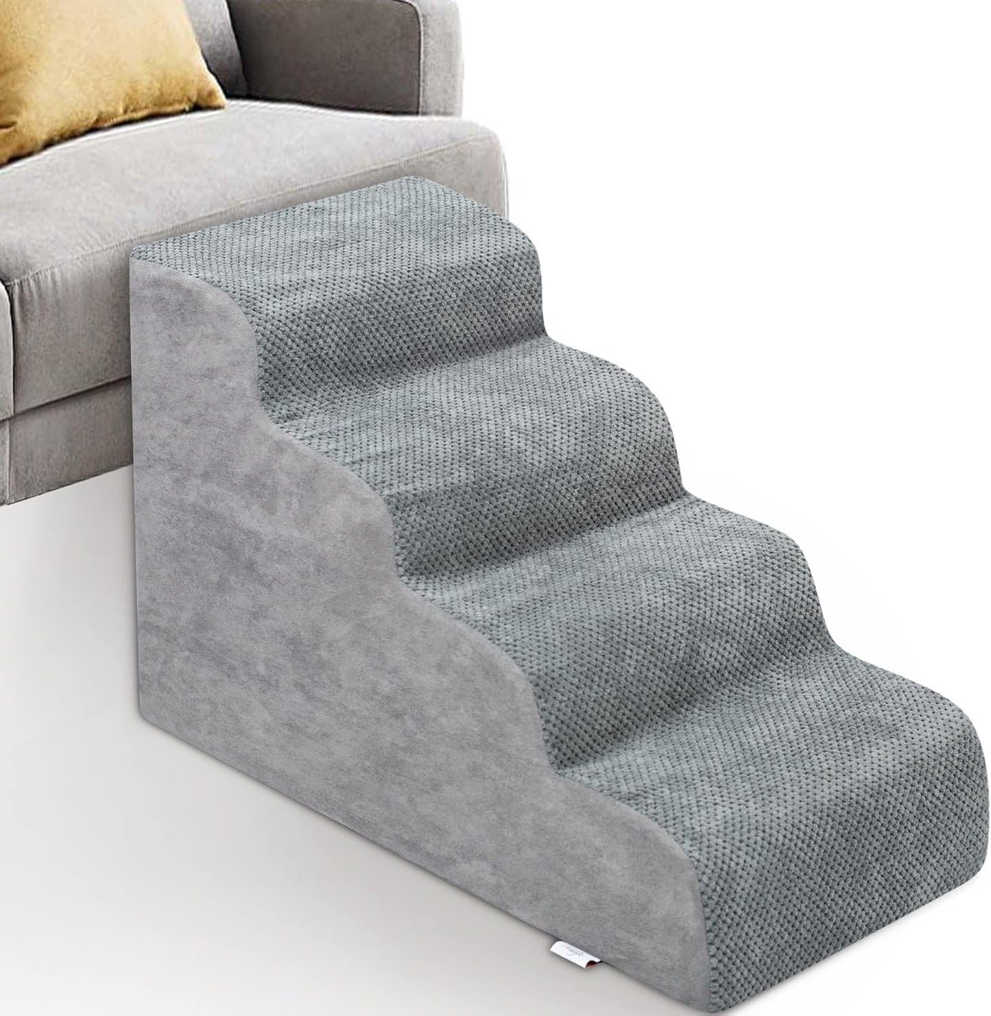 Dog Stairs for Small Dogs - High Density Foam Pet Steps
