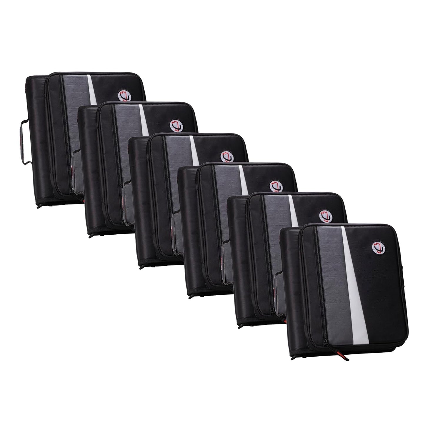 Case-it Workstation Zipper Binder for 13 Inch Laptop Storage