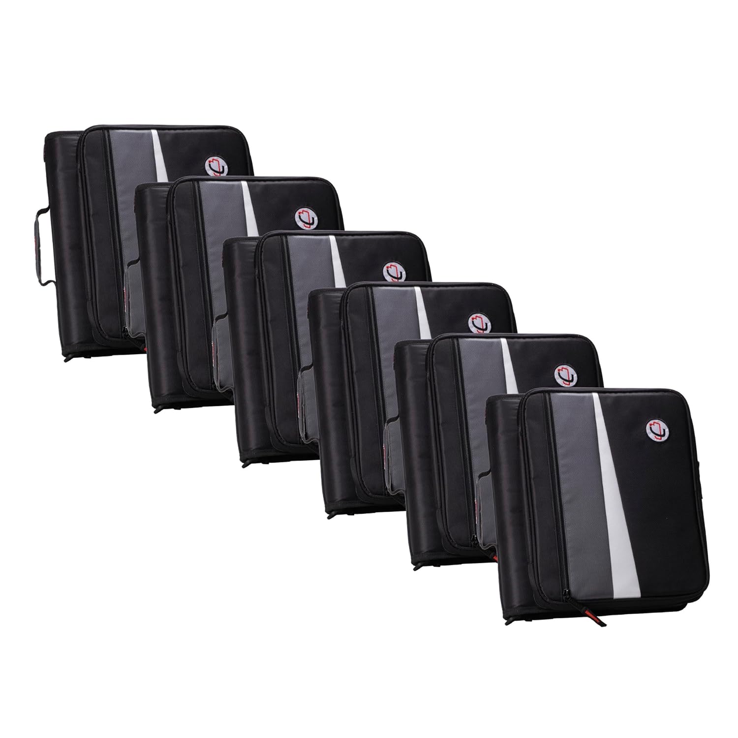 Case-it Workstation Zipper Binder for 13 Inch Laptop Storage