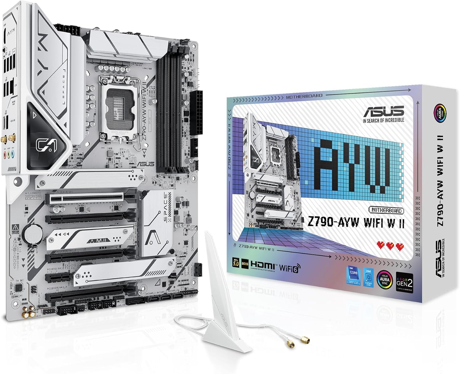 ASUS Z790-AYW WiFi W II ATX Motherboard with PCIe 5.0 Features