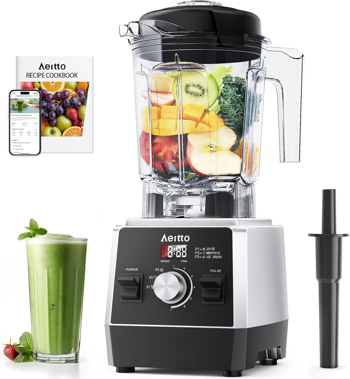 Aeitto Blenders for Kitchen: 68Oz Large Capacity Power